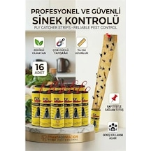 Zenvia Yapışkanlı Sinek Şeridi Sinek Kapanı 16 Adet 721534 Znv2023 Renkli
