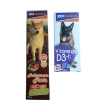 Zonaks Köpek Multivitamin Pasta Extra Taurin & Malt + Köpek D3 Vitamin