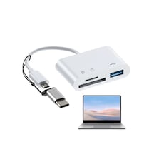 Type C Micro Usb Otg Kart Okuyucu Usb 3.0 Çevirici Adaptör 3 İn 1