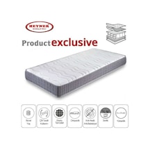 Onlıne-Yatak 80*190 Heyner Ortopedik Yaylı Yatak Gray Coton 80*190