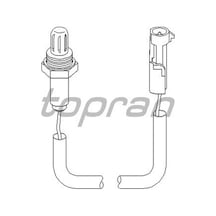 TOPRAN 201758001 Oksijen Sensörü (Opel:Astra F-Corsa B-Tıgra-Vectra A-B- 1.4-1.6-Accent 1.3I-1.5 I 12V