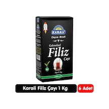 Karali Geleneksel Filiz Siyah Çay 1 Kg 6 Paket