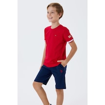 U.s. Polo Assn. Erkek Çocuk Kırmızı Bermuda Takım 5274-49797 Kırmızı