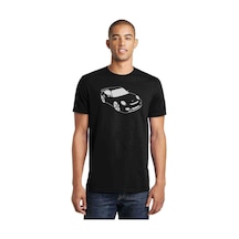 Porsche Baskılı Siyah Erkek Tshirt (528900207)