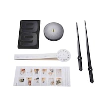 Goldenqian Kendinden Yapışkanlı Duvar Saatleri Büyük Saat Dijital 3d Boyut Modern Stil Doğum Günü Hediyesi Olarak Siyah 92rlsd ÇOk Renkli