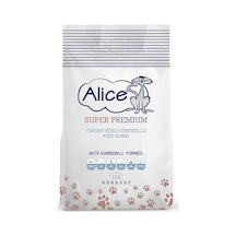 Alice Aktif Karbonlu Super Premium Topaklaşan Bentonit Kedi Kumu 10 L