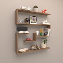 Rafkestir Agra Duvar Raf Set Kafkas Meşe ( Mat )