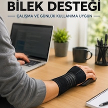 El Bilekliği Avuç İçi Metal Destekli Uzun Ayarlanabilir Bilek Koruyucu
