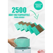 Korbell 16 L Kirli Bebek Bezi Kovaları ile Uyumlu 2500 Adet Pudra Kokulu Bebek Bezi Kapasiteli Yerli 5 Paket Çöp