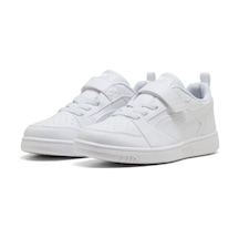 Puma Rebound V6 Lo Ac+ Ps-white-cool Light Gray Çocuk Ayakkabı-beyaz Ve Cool Light-2061 Beyaz
