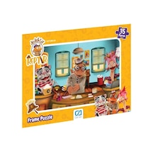 Ca Games 5207-5208 Dedektif Reptır Frame Puzzle/Yapboz 35 Parça