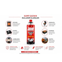 393 Ml Kamp Gazı Kartuşu Yüksek Isı Güçlü Sızdırmaz Bütan Kamp Ocağı Ve Isıtıcı Tüpü -