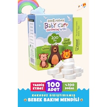 Handytowel Bebek İçin Sıkıştırılmış Tablet Mendili 100 Adet