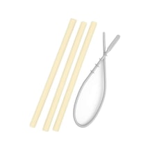Oioi Hüp Silikon Pipet 3 Lü & Tem.fırçası - Mellow Yellow