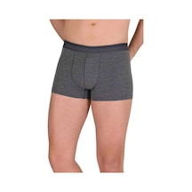 Likralı Erkek Büyük Beden Boxer Şort Füme 1097b Beden: 3xl Standart