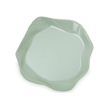 Jumbo Maris Melamin Mint Yeşili Tabak 27.2x26.6x2.3 Cm Diğer
