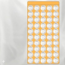 Yapışkanlı Silikon Ses Stoperi, 10 Mm 50'li Paket Açık Gri