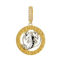 Yengeç Burç Altın Charm 2,57 Gr-6489