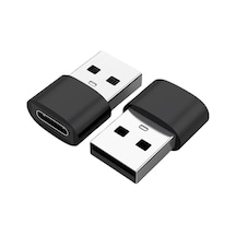 Usb To Type-c Çevirici Adaptör Usb Girişli Cihazlardan Type-c Kablo Kullanımı İçin Tak-çalışt