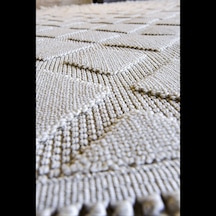 Hoom Rugs Togo 7507 Beyaz İskandinav Halı