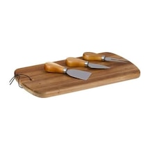 Alpina Alp112 Peynir Tahtası Ve Bıçak Seti 4 Parça 32x17,5 Cm Diğer