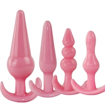 X-sense Pembe Jel Dokulu 4 Farklı Model Ve Ölçülerde Plug Set