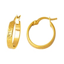Bilezikci  22 Ayar Versage Altın Halka Küpe Yksms22k28832