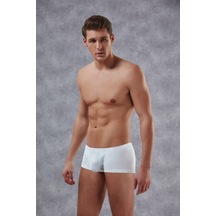 Doreanse Erkek Modal Adonis Torbalı Mini Paça Boxer 1750 Beyaz