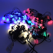 Misket Yılbaşı Ağaç Bahçe Ip Süs Aydınlatma 20 Led Işık 3M 3 Renk