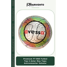 Premium Ft-860 Futbol Top 4 Astar Maç Topu Antrenmanlar Sahalar Çok Renkli