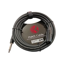 Kirlin Mpc-471b 6 Mt. Patch Cable Bağlantı Kablosu Xlr Male - 1/4 İnç Mono Plug
