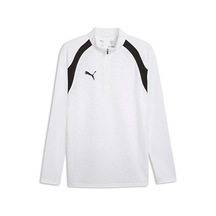 Puma Teamfinal26 Training 1/4 Zip Erkek Futbol Antrenman Uzun Kollu Tişört 65967904 Beyaz