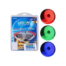 Ledon Ld-1606 Su Geçirmez 5 Metre Rgb Şerit Led Animasyon Devreli
