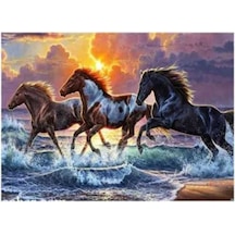 Anatolian 1000 Parça Puzzle Sahilde Koşan Atlar 1126