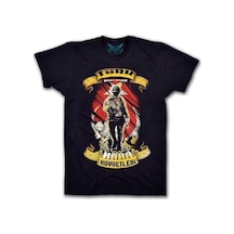Kara Kuvvetleri Kadın Kısa Kollu T-Shirt - Siyah Çok Renkli