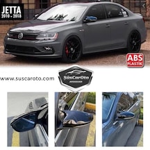 ŞüsCarOto Vw Jetta MK6 2011 Sonrası Batman Yarasa Ayna Kapağı Piano Black ABS Plastik (00)