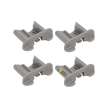 Beko Uyumlu Dıs15010 Bulaşık Makinesi Yeni Tip Ön Ray Kapağı Tutucu Stoper 4 Adet