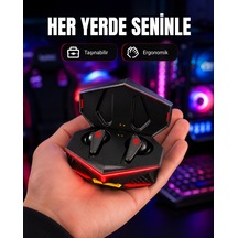 Kablosuz Bluetooth Gaming Kulaklık Suya Dayanıklı Yeni Nesil - Lisinya