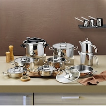 Aryıldız Vogue İdeal Set 22 Parça Gümüş