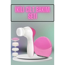 İkili Cilt Bakım Seti 5 Başlıklı Yüz Temizleme Ve Masaj Aleti Canlandırıcı Ve Onarıcı 11288772