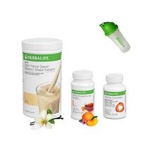 Herbalife Shake Vanilya - Çay Şeftali - Thermo Complete - Shaker