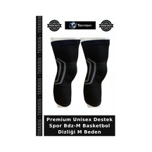 Premium Unisex Destek Spor Bdz-m Basketbol Dizliği M Beden Çok Renkli
