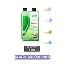 8'li Set - Smellstop Banyo Tuvalet Koku Önleyici - Wc Gider Koku Giderici - Orman Kokulu 8 X 1 Kg
