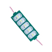 12 Volt 4 Watt Yeşil 3030 10 X 53.8 Mm Ip65 260 280 Lümen 180 Derece Modül Led