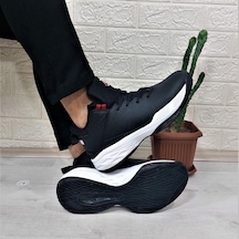 Jump 28652 Siyah-beyaz Boğazlı Basket Spor Ayakkabı Siyah - Beyaz