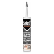 1 Adet Selsil Silikon Şeffaf 280 Gr - Selsil Yapıştırıcı - Şeffaf Silikon - Slikon