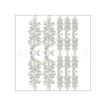 Artebella Büyük Dantel Kolay Transfer 1768k Koyu Zemin 23x34cm
