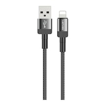 Lenyes Lc546 Usb-a To Lightning Hızlı Şarj Özellikli Data Ve Şarj Kablosu 12w 1m Siyah