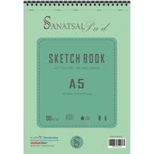 Sanatsal Pad Sketchbook Eskiz Defteri A5 90gr 60 Yaprak Spiralli