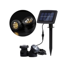 Güneş Enerjili 2 Led Işıklandırma, Otomatik Aydınlatma, Ip68 Su Geçirmezli, Bahçe/ Havuz Dekorasyonu, Islak Beyaz Işık Ilık Beyaz Ilık Beyaz